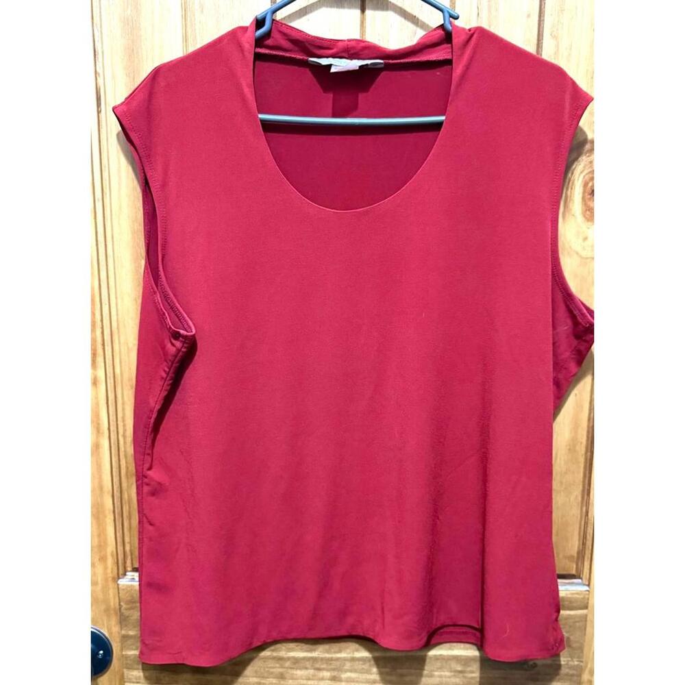 TanJay Red / Maroon‎ Sleeveless Top - Size XL